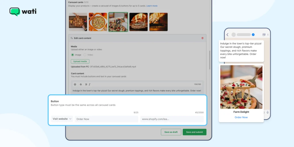 add different types of cta with your banners or catalogues