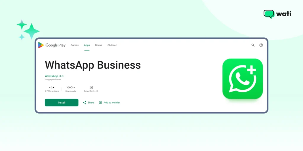 download whatsapp business app from google play