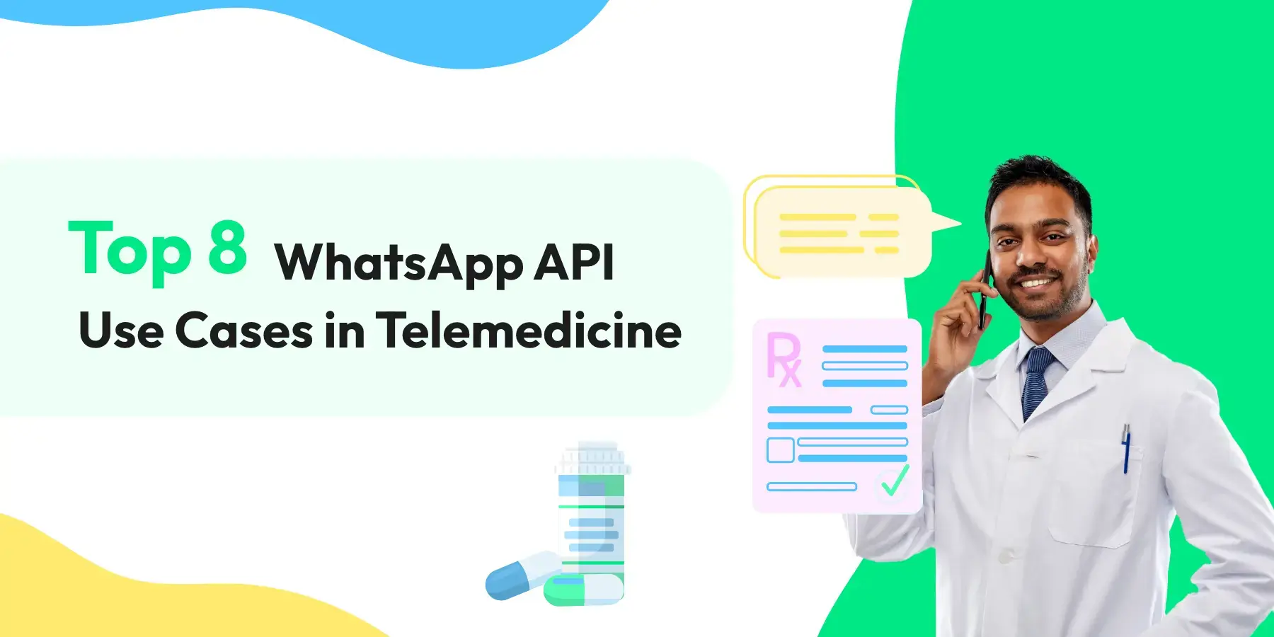 Top 8 WhatsApp API Use Cases in Telemedicine