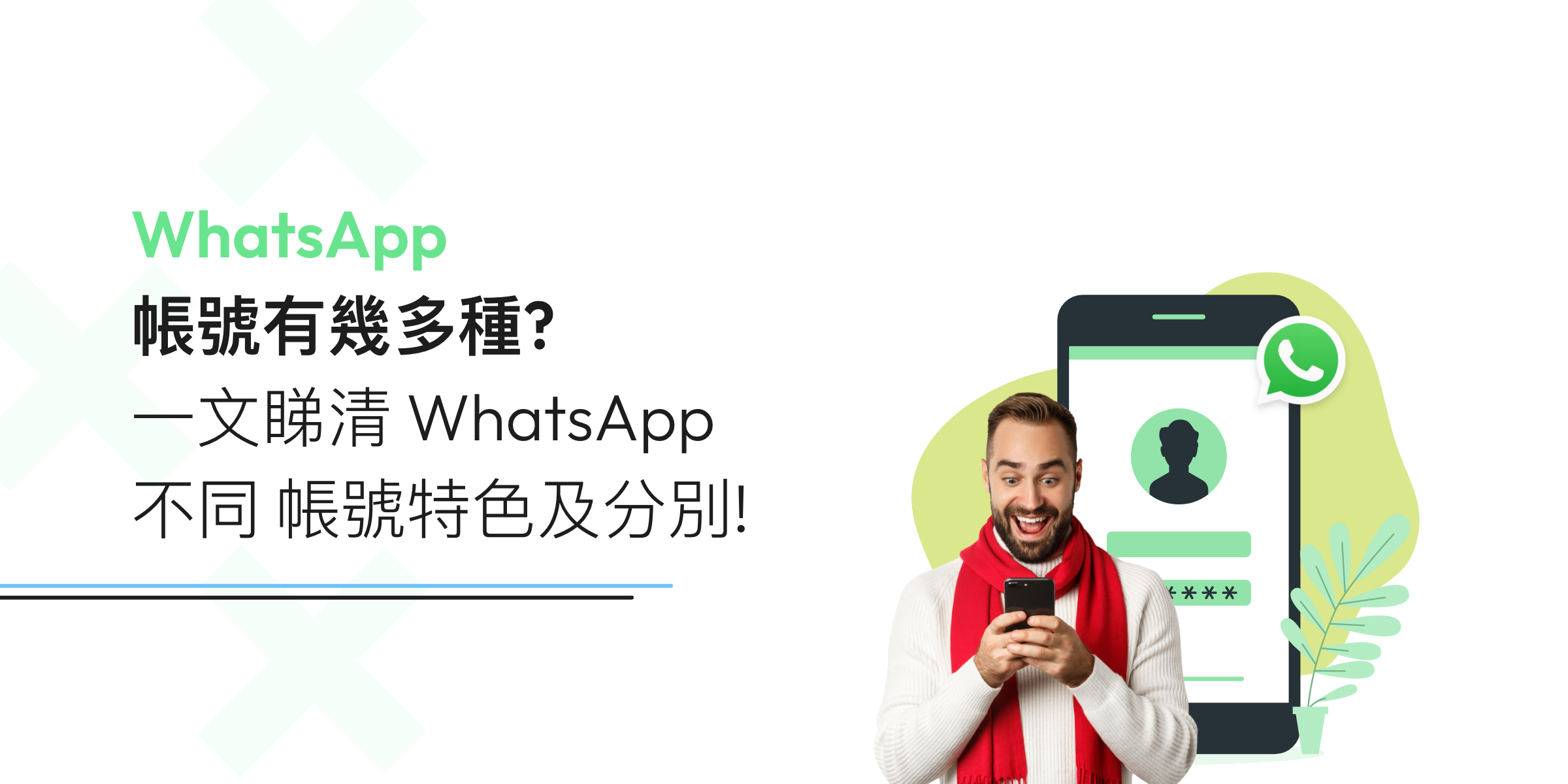 WhatsApp 帳號有幾多種？一文睇清 WhatsApp 不同帳號特色及分別！