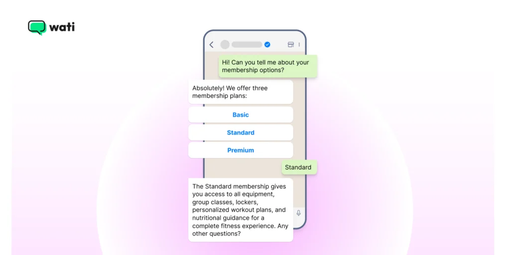 automated chat templates for standard faqs and queries