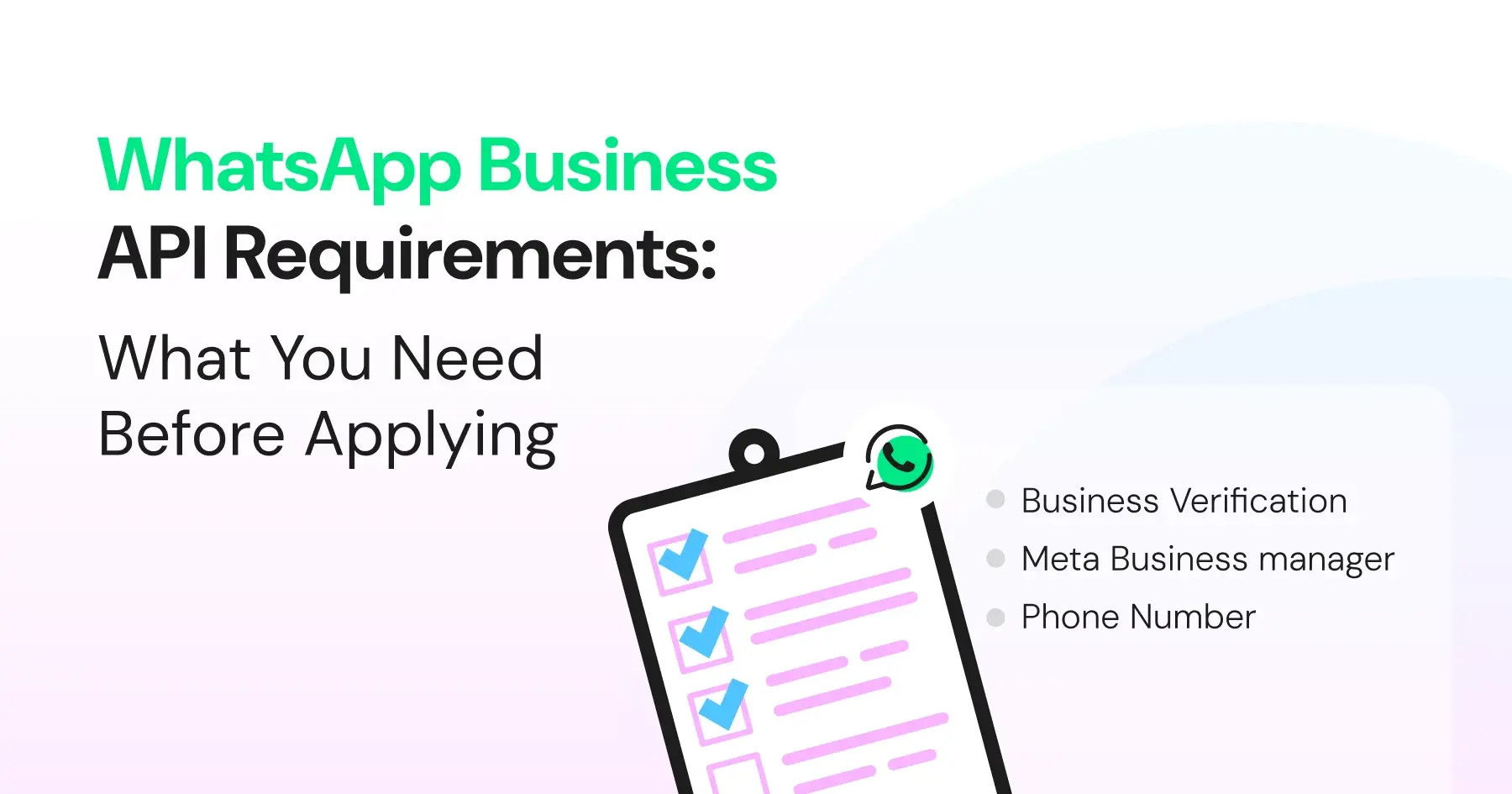WhatsApp API Prerequisites: Phone Numbers, Documents, and Verification