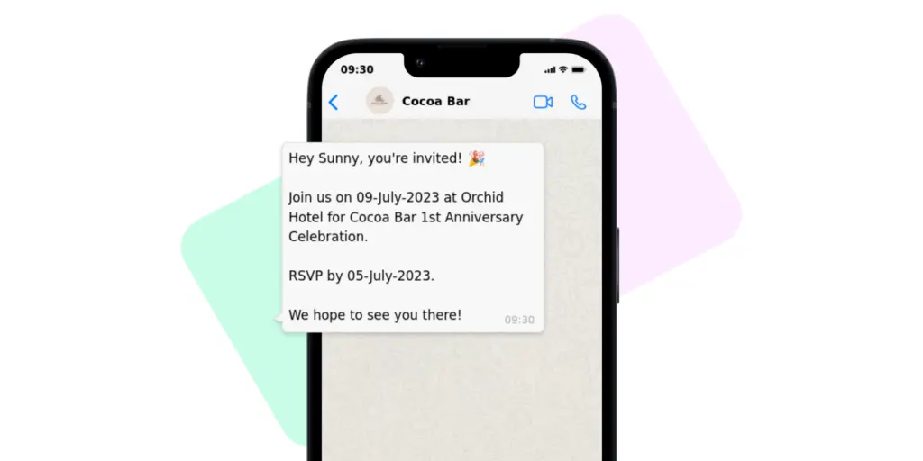 event invitations and formal greeting to request for someone's presence in an event.
