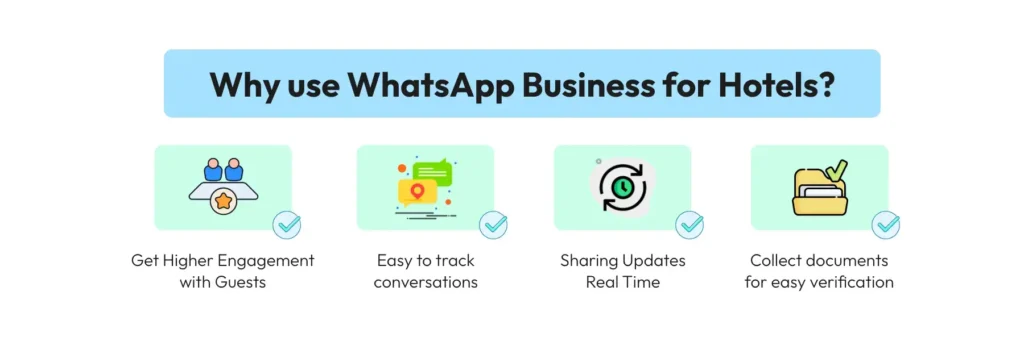 top benefits of using whatsapp business api for hotels