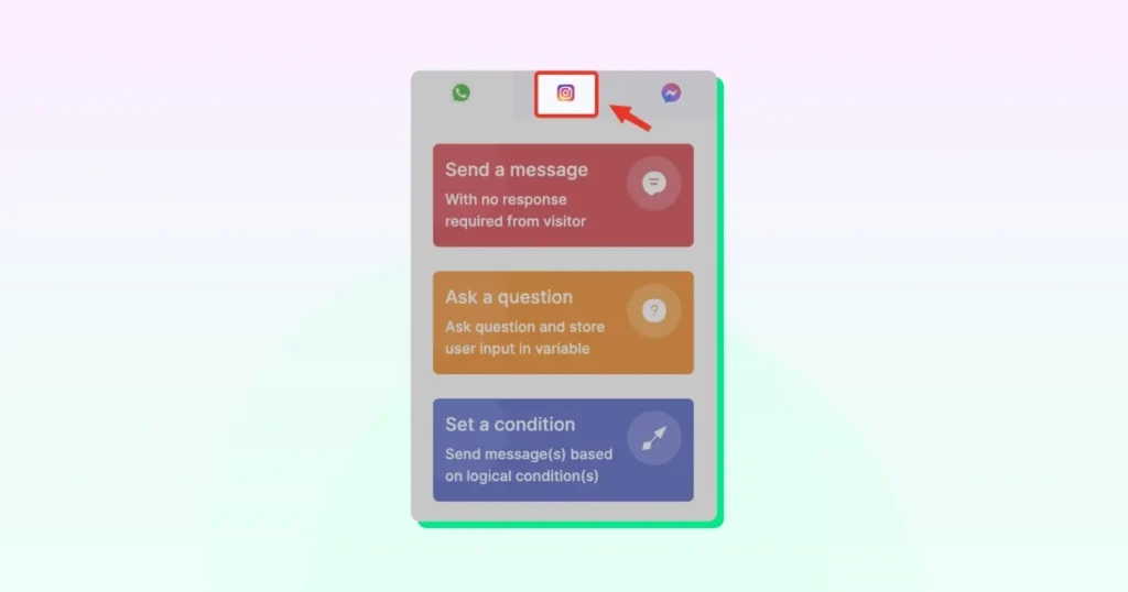 trigger "add a question node" that will have an answer path to a specific question.